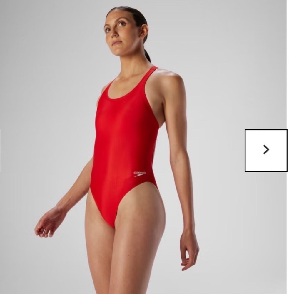 Speedo Women's Red One-Piece Swimsuit